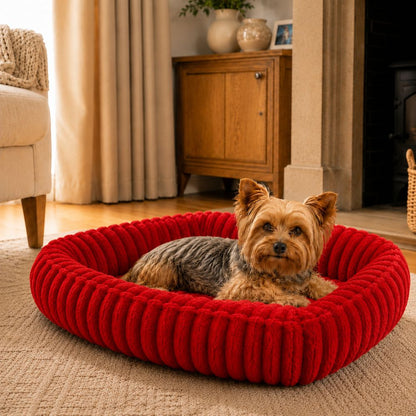 The Mayfair Plush Fluffy Dog Bed