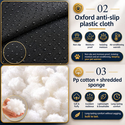 The Mayfair Plush Fluffy Dog Bed