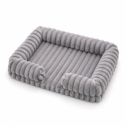 Sir Waggington Calming Plush Fluffy Dog Bed