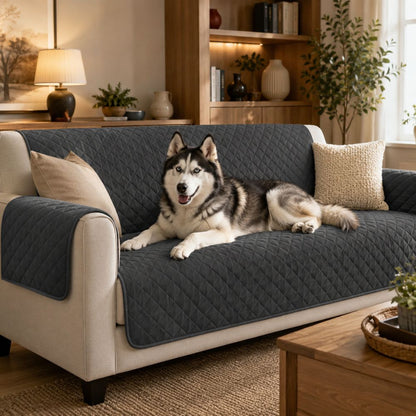 Sir Waggington Quilted Waterproof Sofa Cover