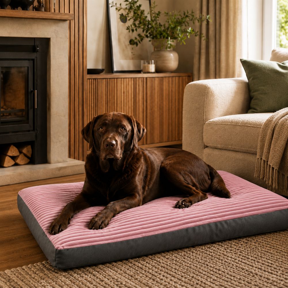 The Kensington Oversized Corduroy Large Dog Bed