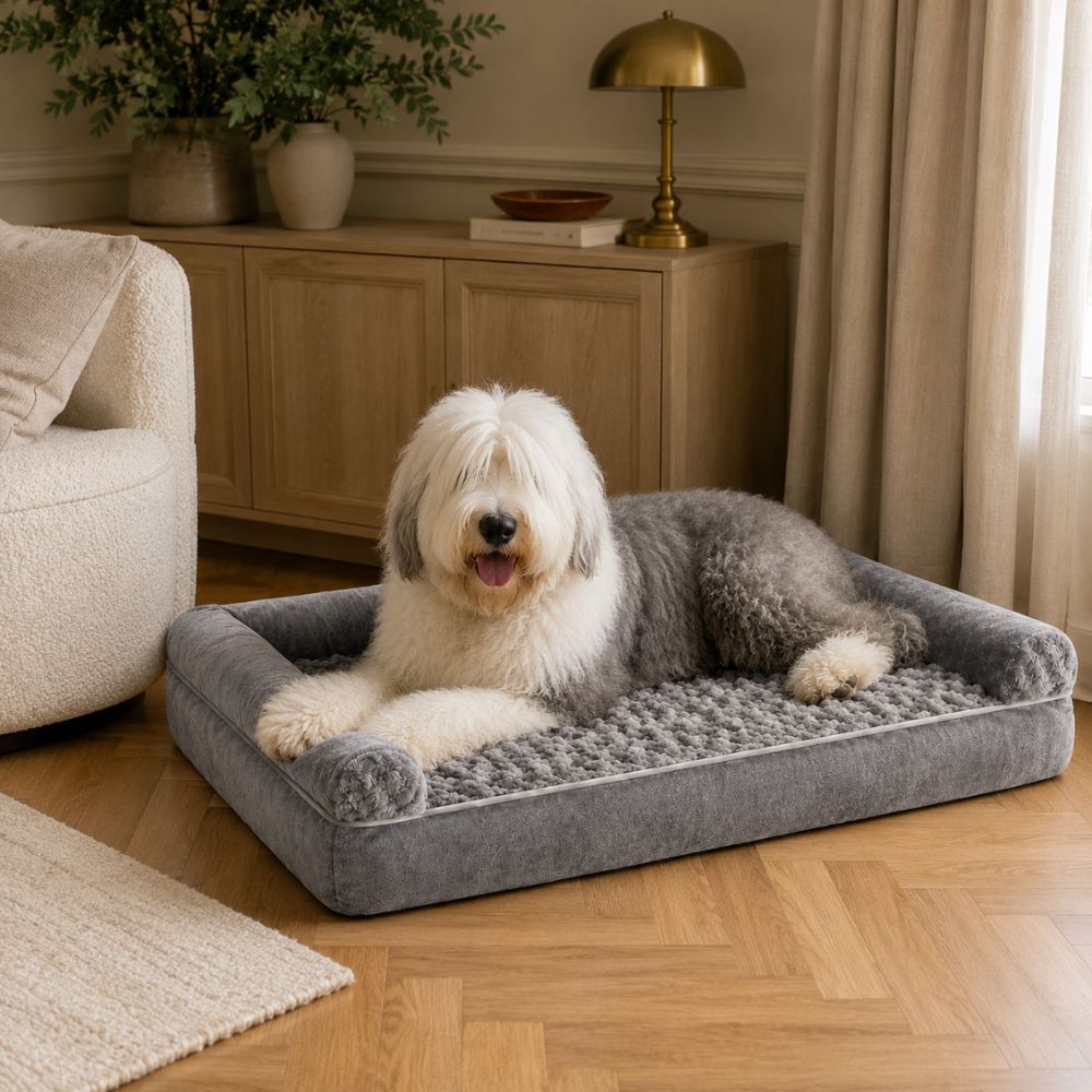 Sir Waggington Memory Foam Orthopaedic Large Dog Bed, joint support for big dogs