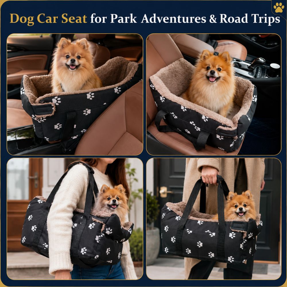 The Belgravia Console Dog Car Booster Seat