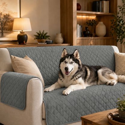 Sir Waggington Quilted Waterproof Sofa Cover