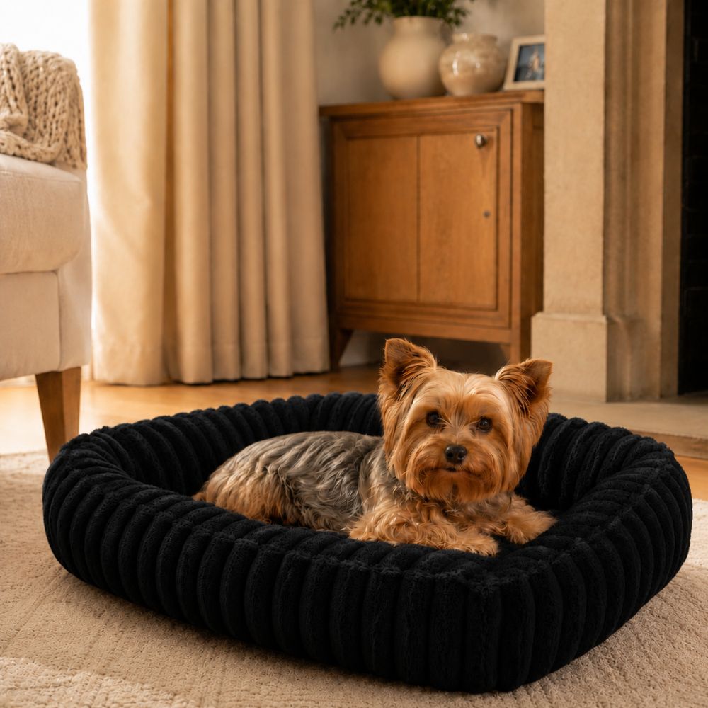 The Mayfair Plush Fluffy Dog Bed