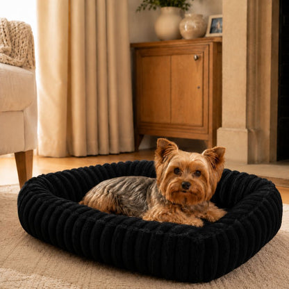 The Mayfair Plush Fluffy Dog Bed