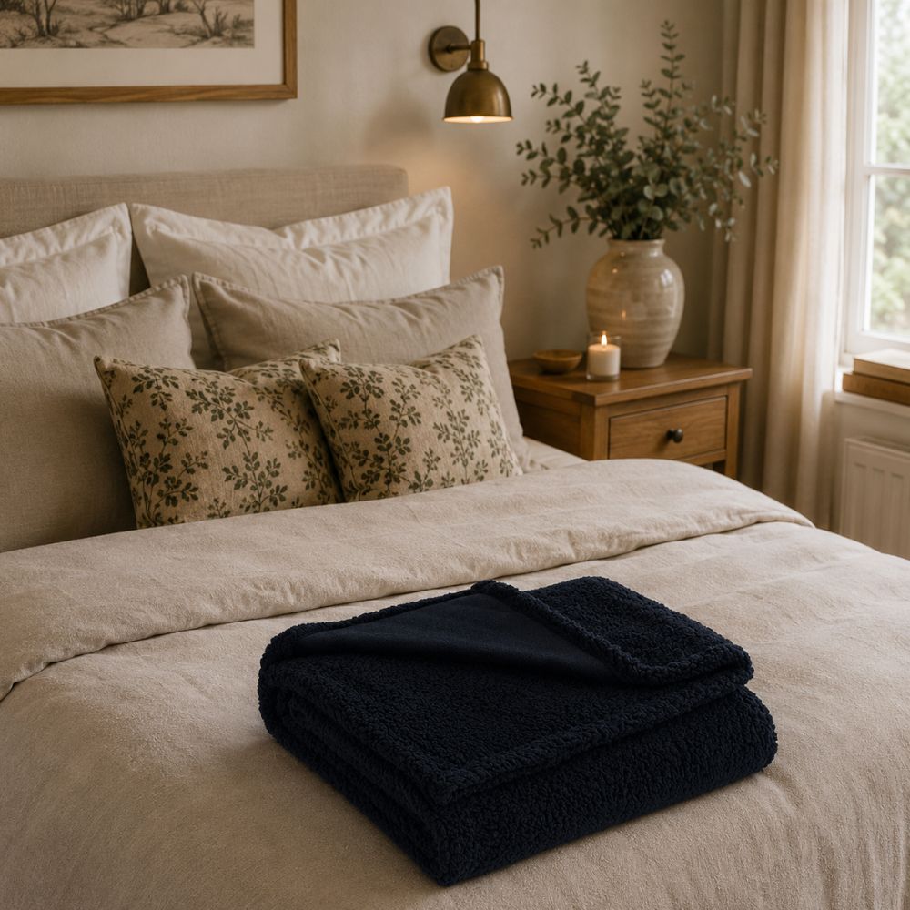Sir Waggington Sherpa Waterproof Dog Blanket