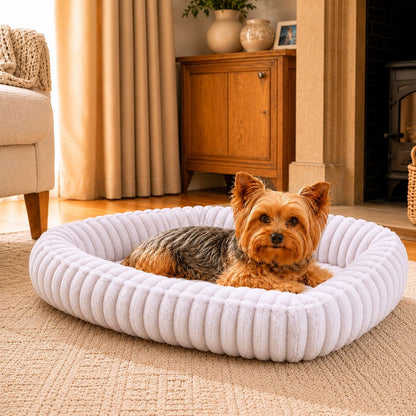 The Mayfair Plush Fluffy Dog Bed