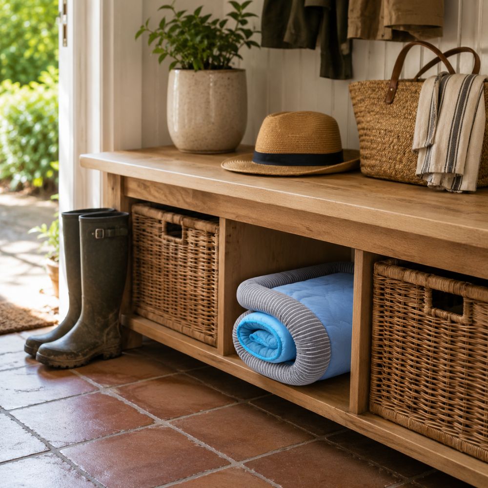 Wipes Clean, Folds Away.